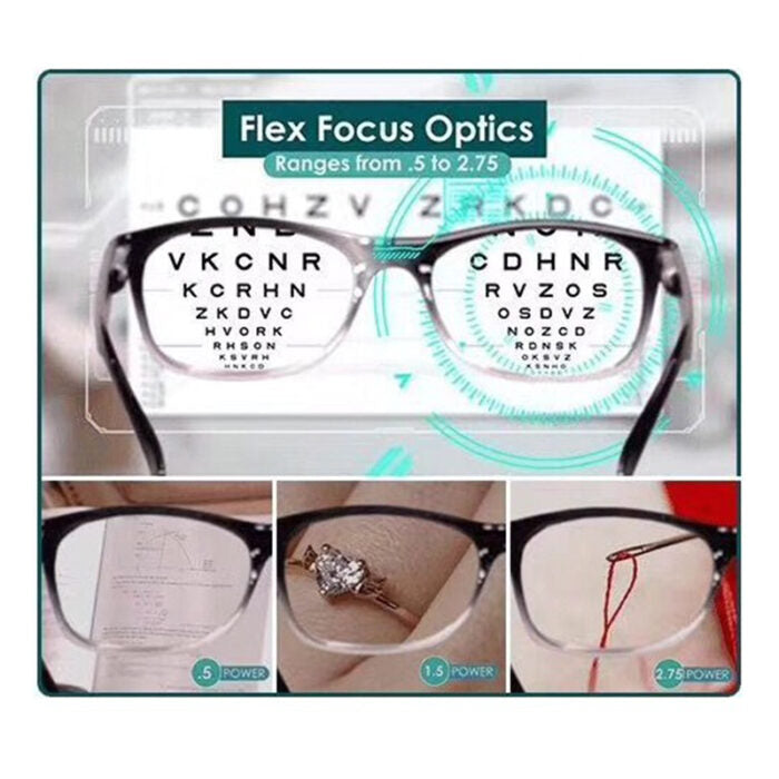 Auto Focus Reading Glasses High Quality Auto-Adjusting Dual-focus Reading Glasses