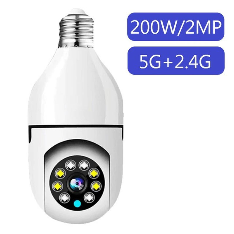 5G Wifi Camera Light Bulb