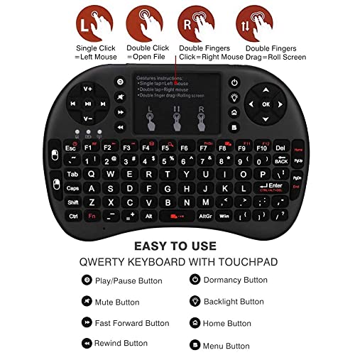 Nano Classic Wireless Keyboard For TV Box backlight, PC - i8 UAESHIPHUB