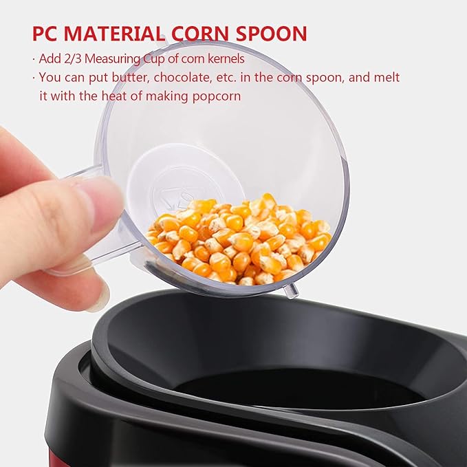 Electric Popcorn Maker Machine No oil needed