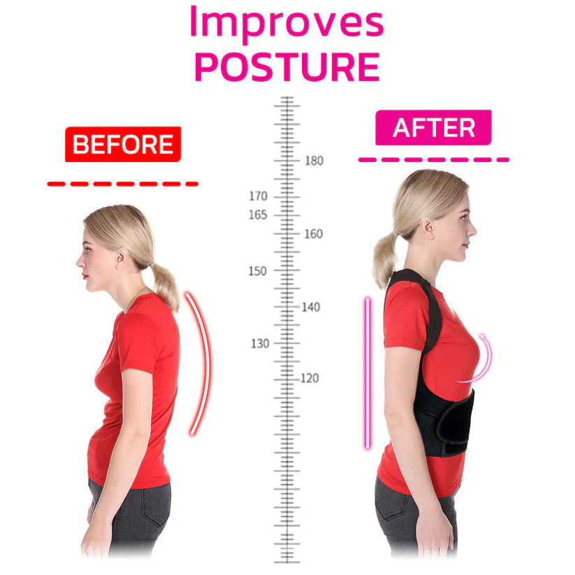 Smart Adjustable Posture Corrector with Reminder Vibration Free Size