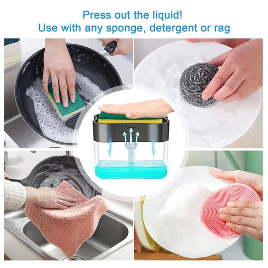 Sponge Rack 2-In-1 Dishwasher