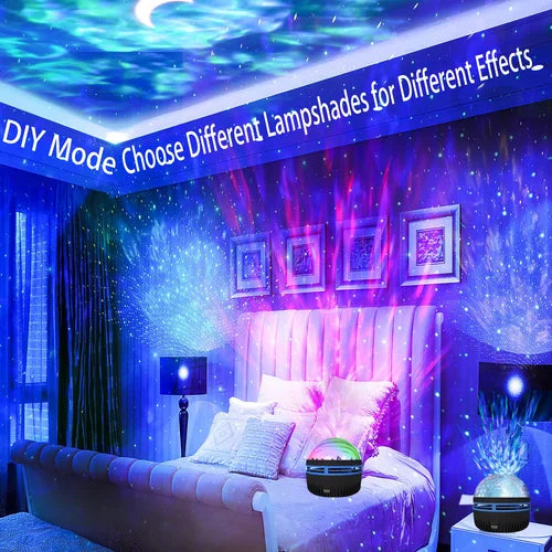 2 in 1 Northern Lights and Ocean Wave Projector